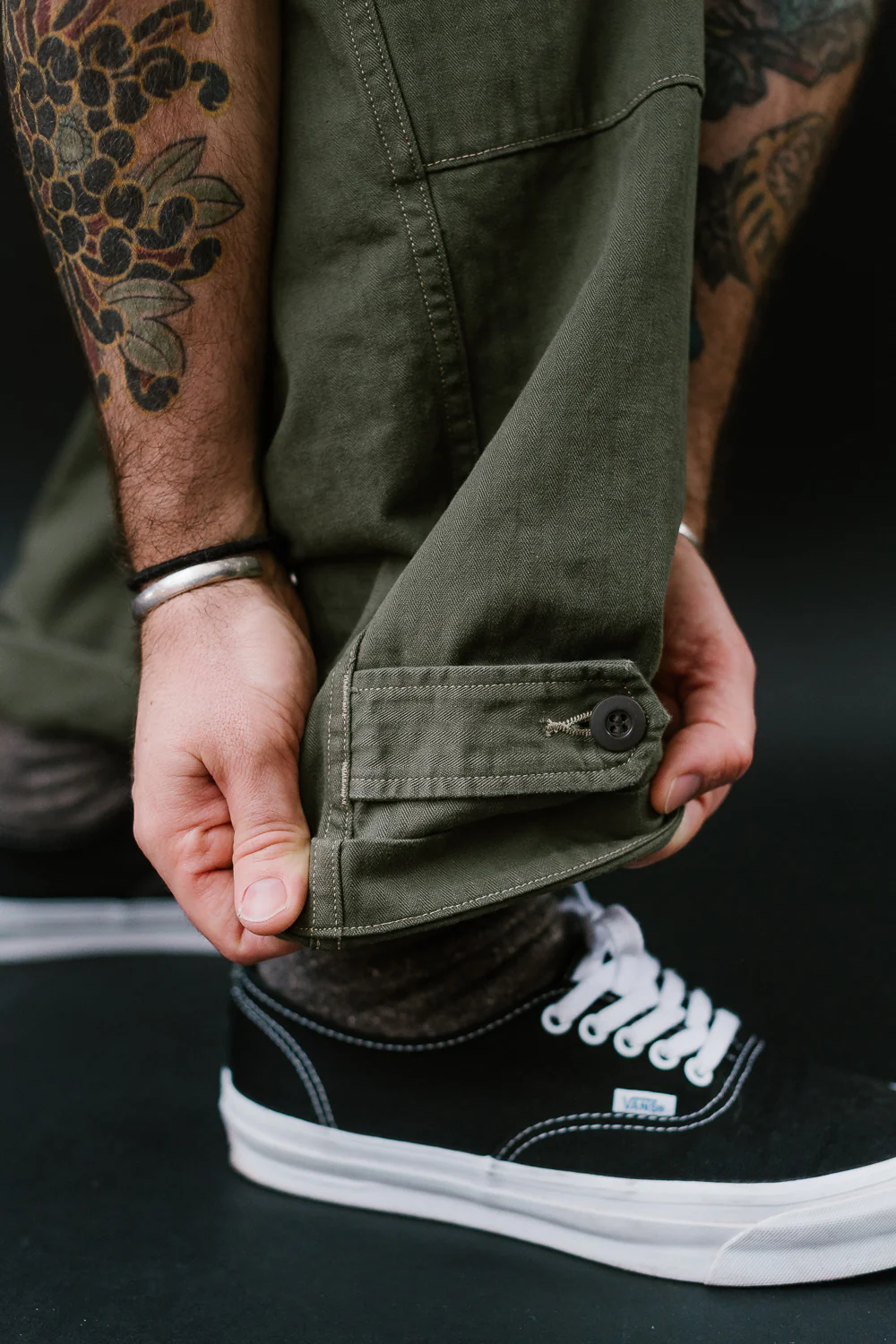03-5247-76 - M-47 French Army Cargo Pants - Army Green - Image 28