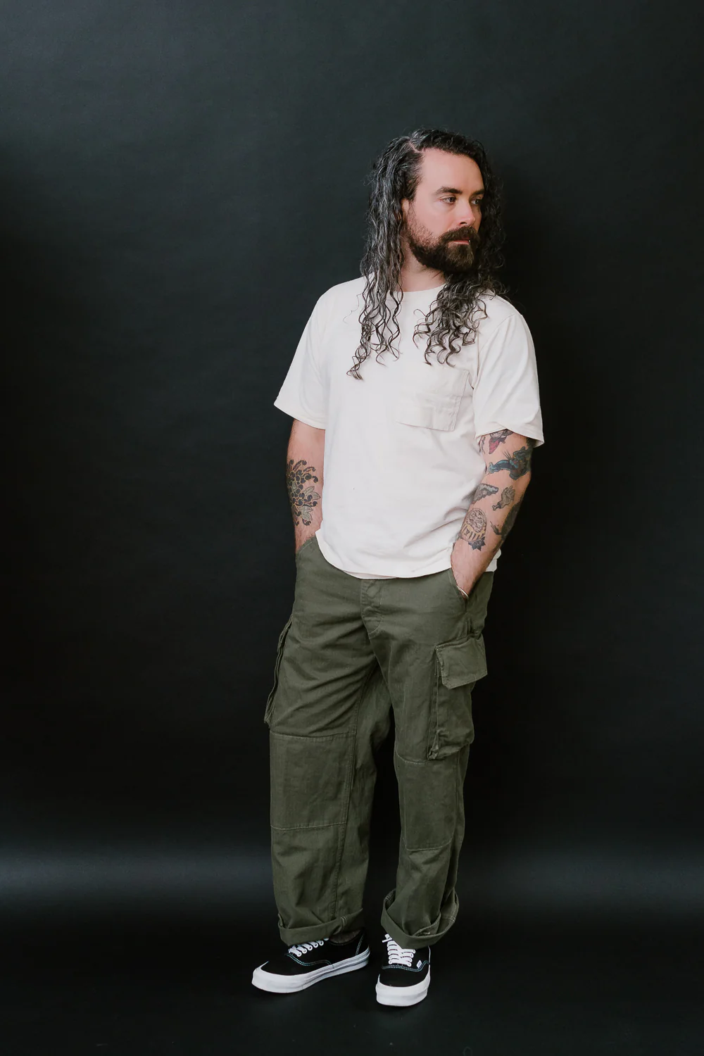 03-5247-76 - M-47 French Army Cargo Pants - Army Green - Image 9