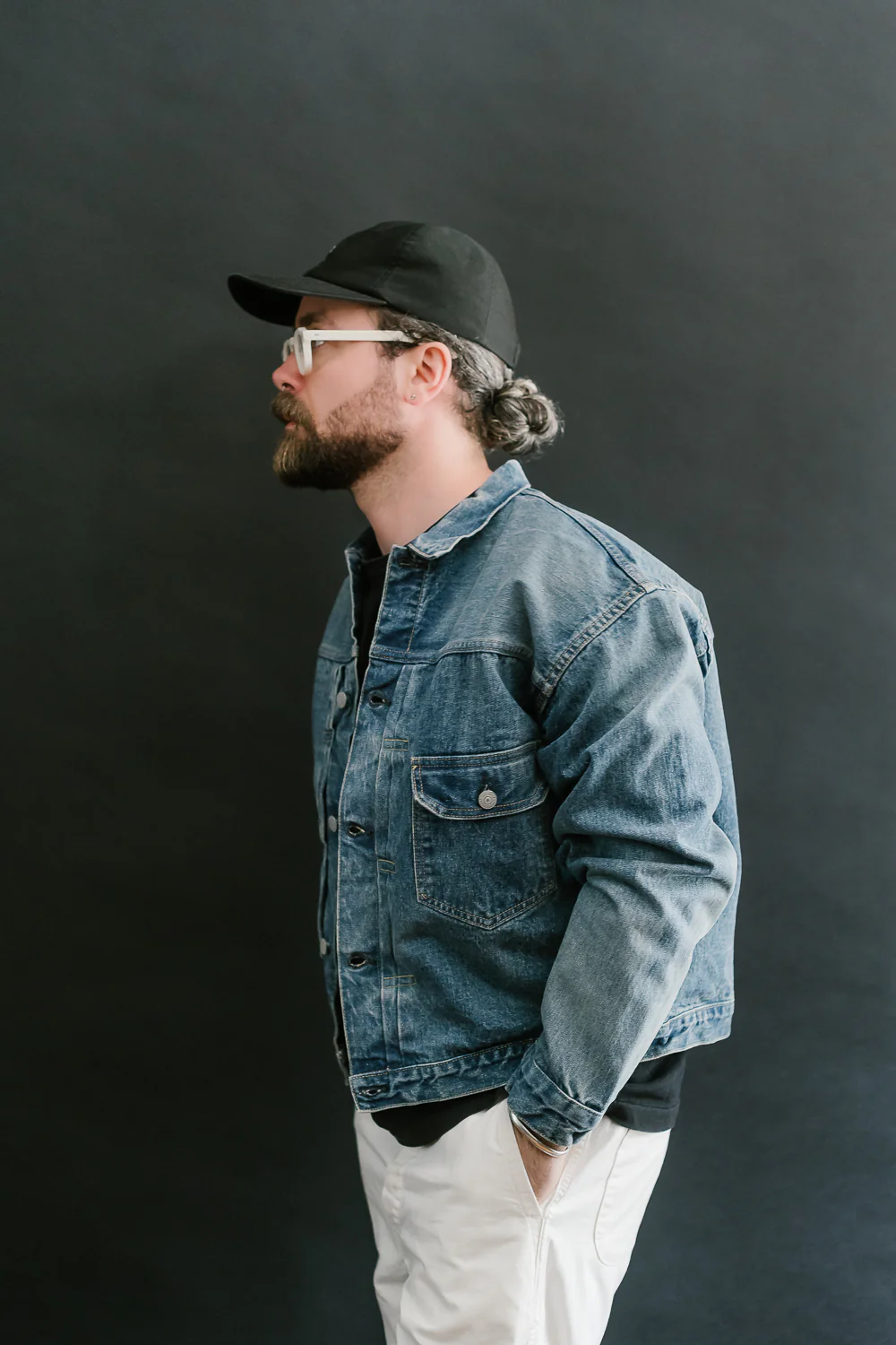 03-6011-97 - 1940s Type I Denim Jacket - Used Wash - Image 11