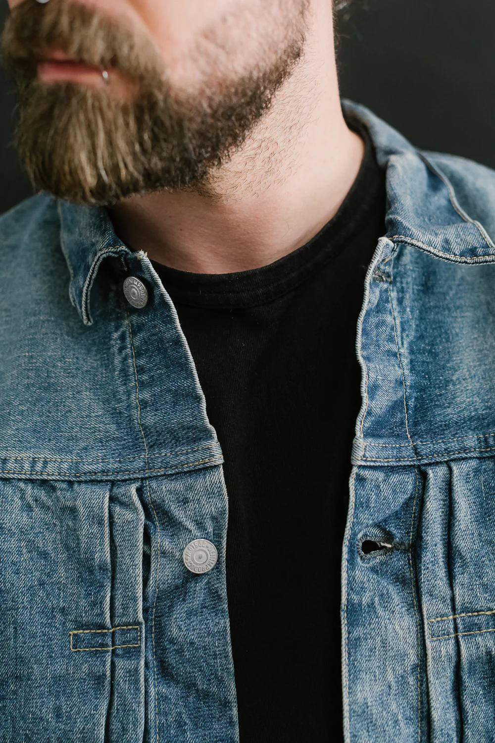 03-6011-97 - 1940s Type I Denim Jacket - Used Wash - Image 16