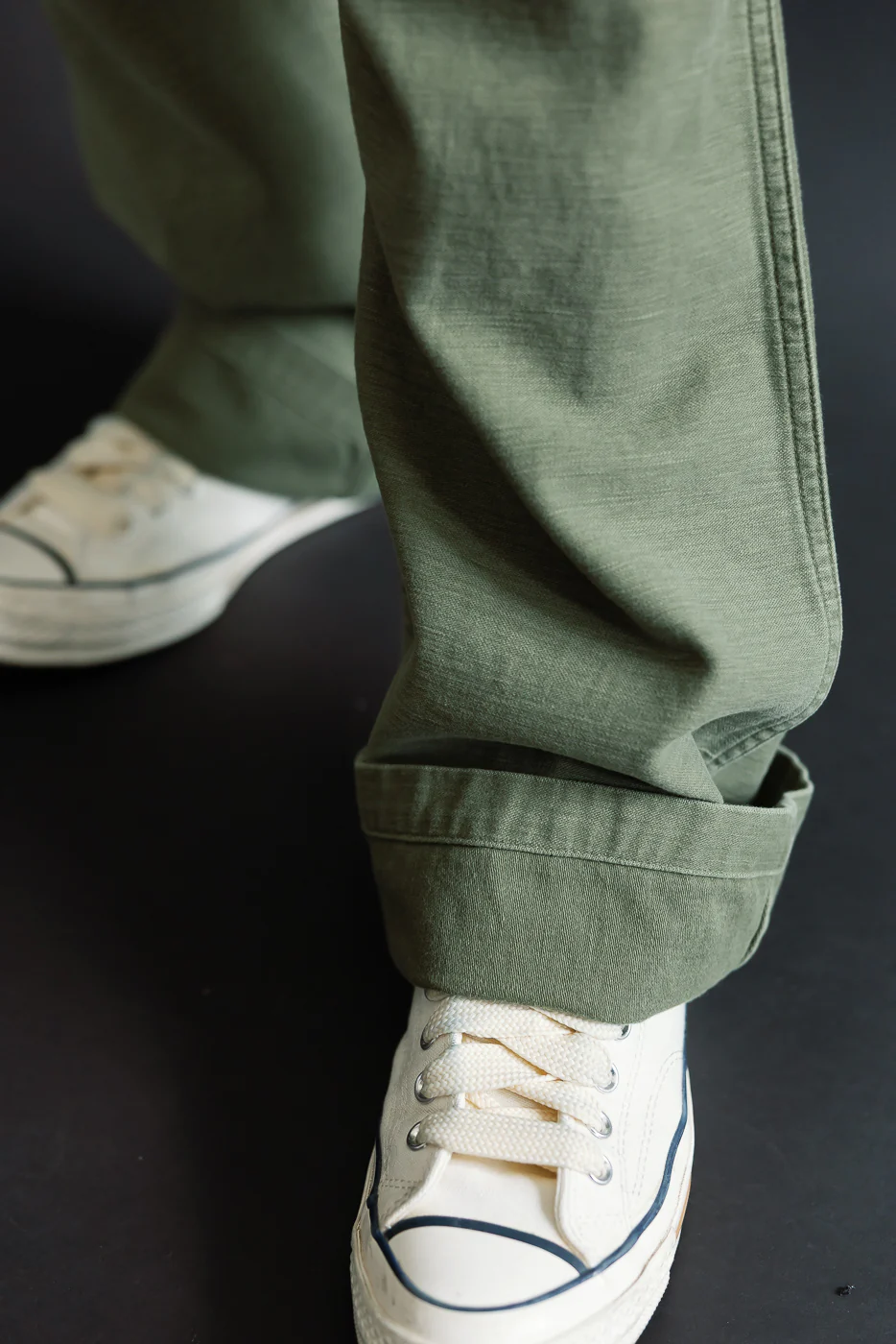 03-V5002-77SK - Fatigue Pants Reverse Sateen - Vintage Fit - Dark Olive Stone - Image 20
