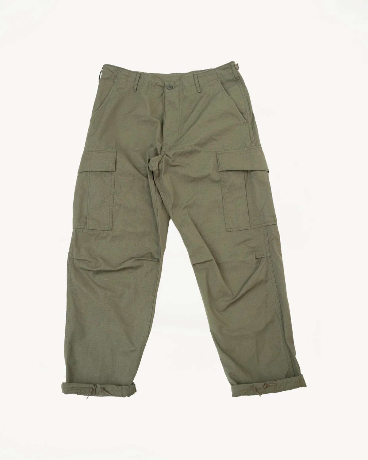 03-V5260RIP-76 - 6-Pocket Cargo Trousers - Vintage Fit - Olive