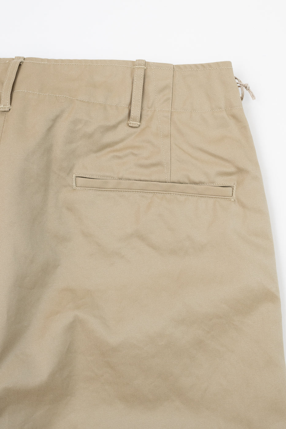 03-V5361-40 - Army Trouser Vintage Fit - Khaki - Image 3