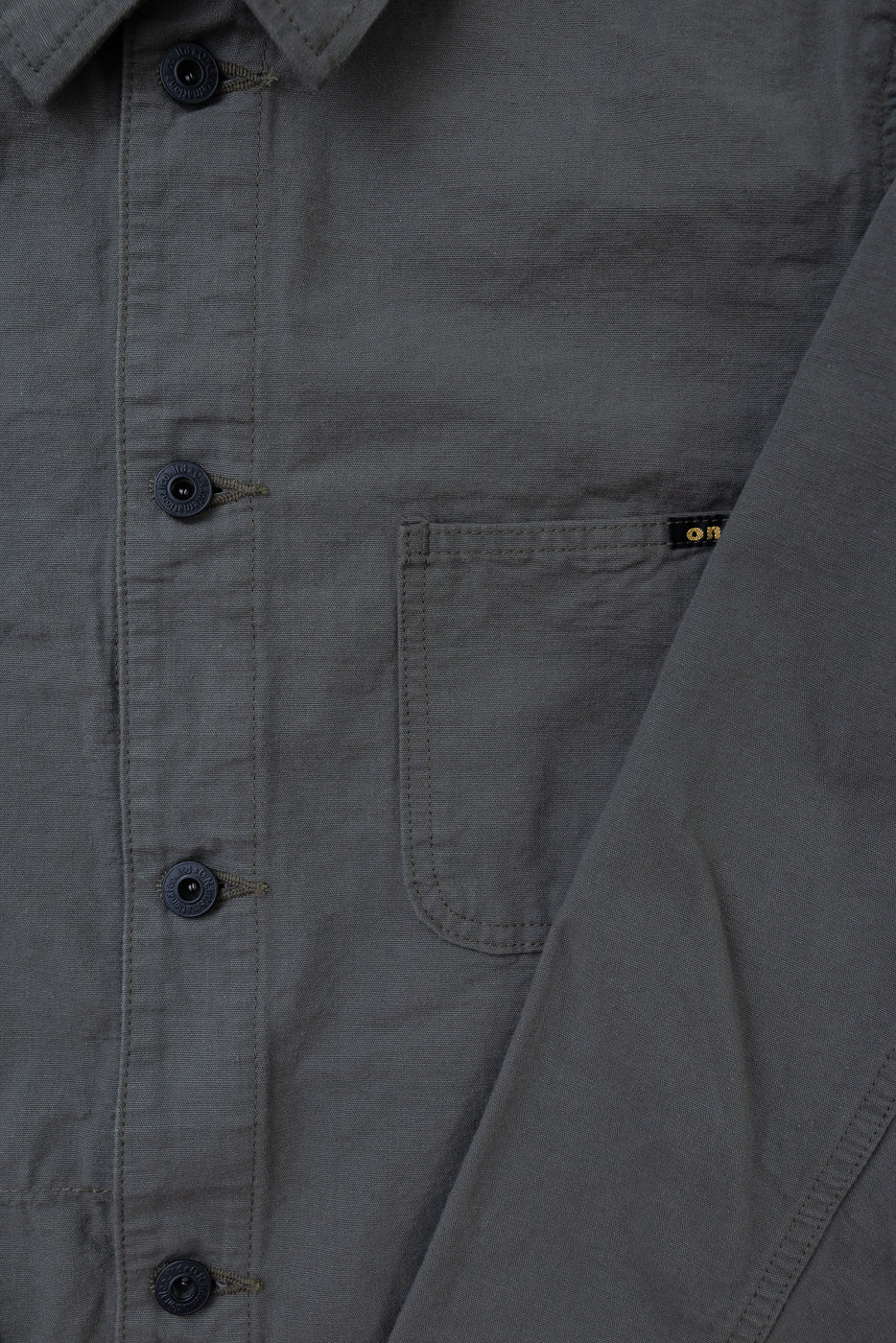 03500-8GG - 8oz "Green Betacham" Selvedge Chambray Jacket - Coverall - Image 3