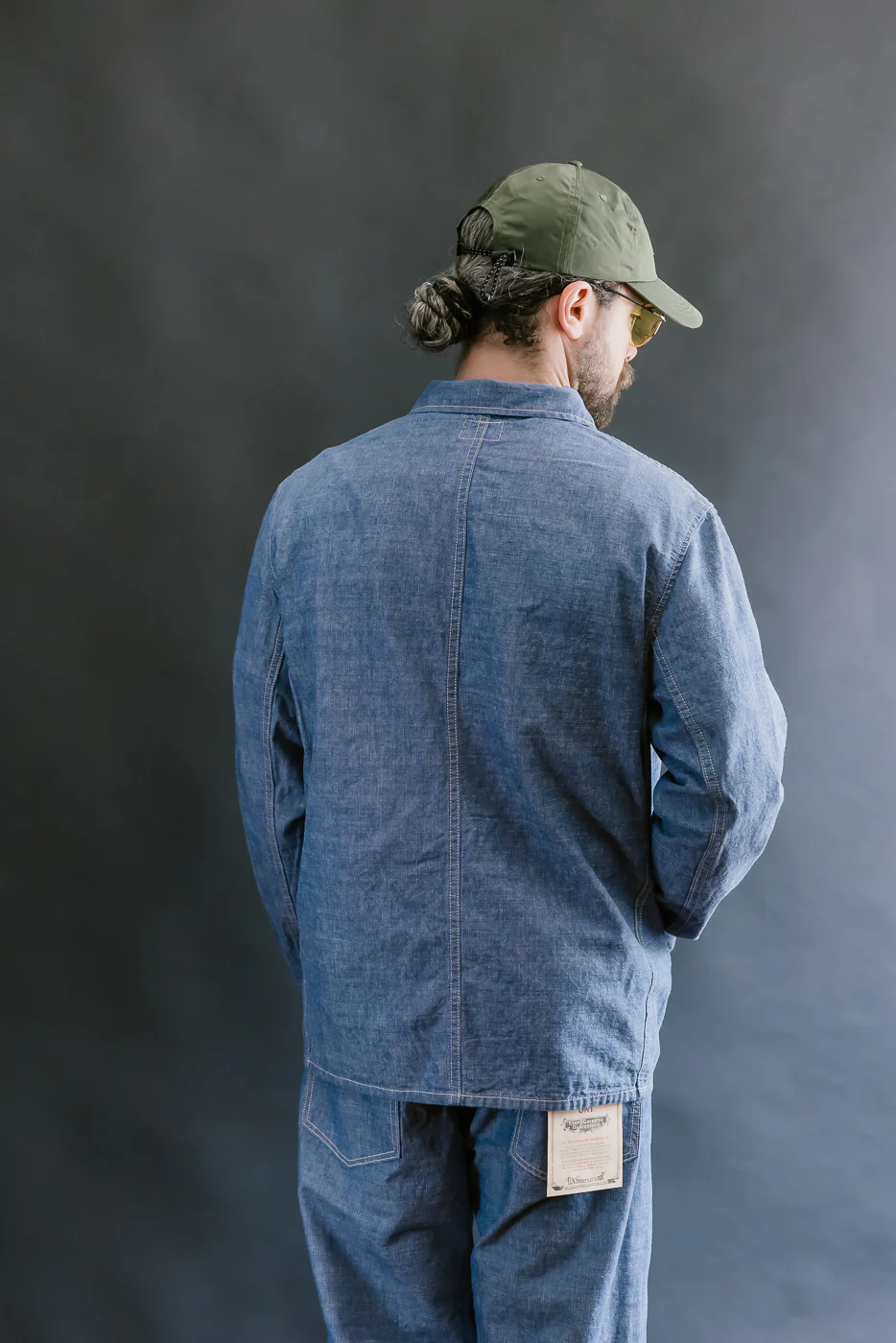 03500-HCSVG - 8oz "Selvedge Chambray" Denim Jacket - Coverall - Image 12
