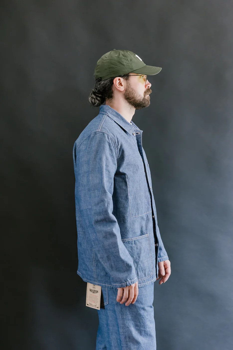 03500-HCSVG - 8oz "Selvedge Chambray" Denim Jacket - Coverall - Image 13