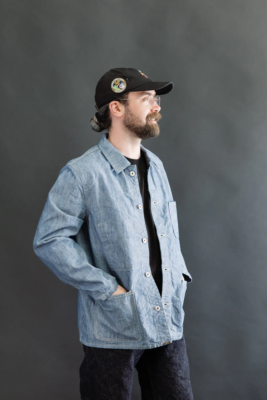 03501-SHVCH - 13oz "Super Heavy Chambray" Denim Jacket - Coverall - Image 10