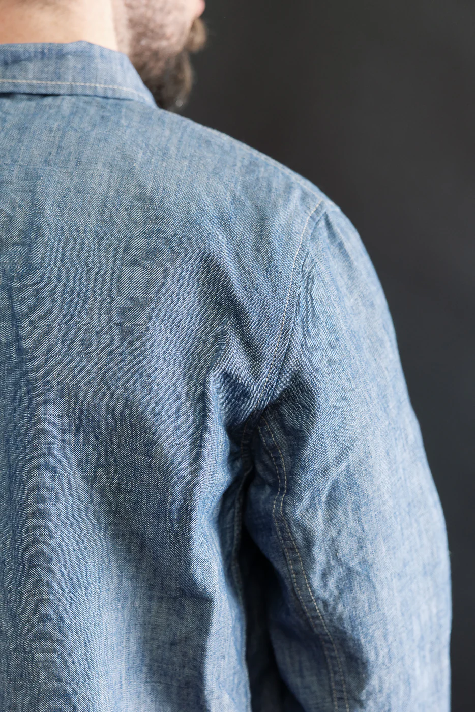 03501-SHVCH - 13oz "Super Heavy Chambray" Denim Jacket - Coverall - Image 19