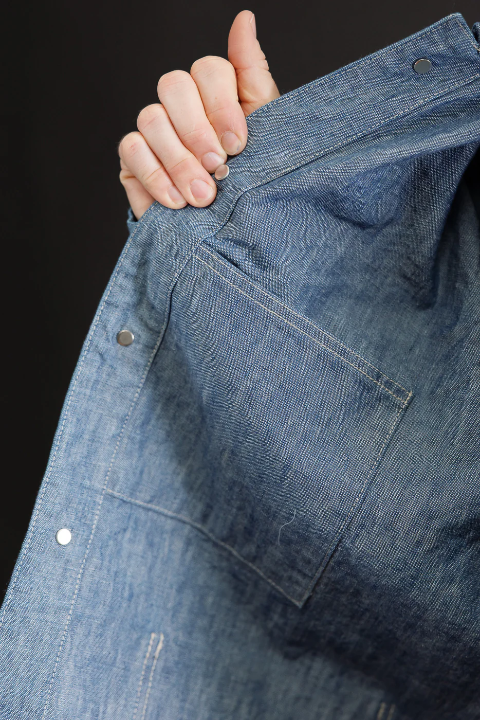 03501-SHVCH - 13oz "Super Heavy Chambray" Denim Jacket - Coverall - Image 20