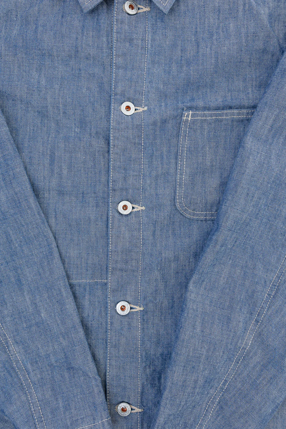 03501-SHVCH - 13oz "Super Heavy Chambray" Denim Jacket - Coverall - Image 3