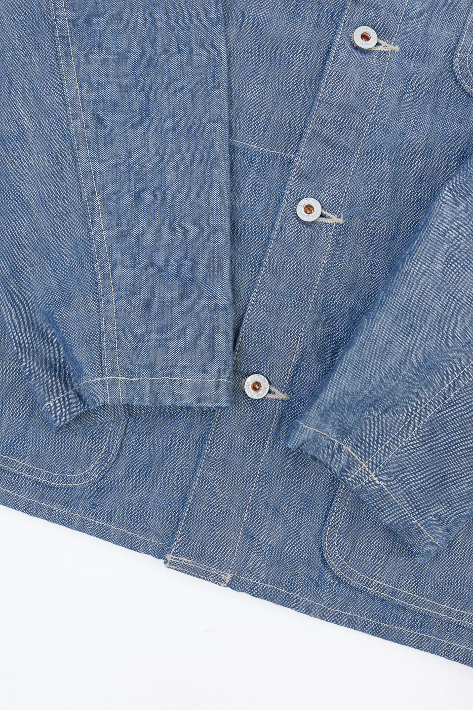 03501-SHVCH - 13oz "Super Heavy Chambray" Denim Jacket - Coverall - Image 4
