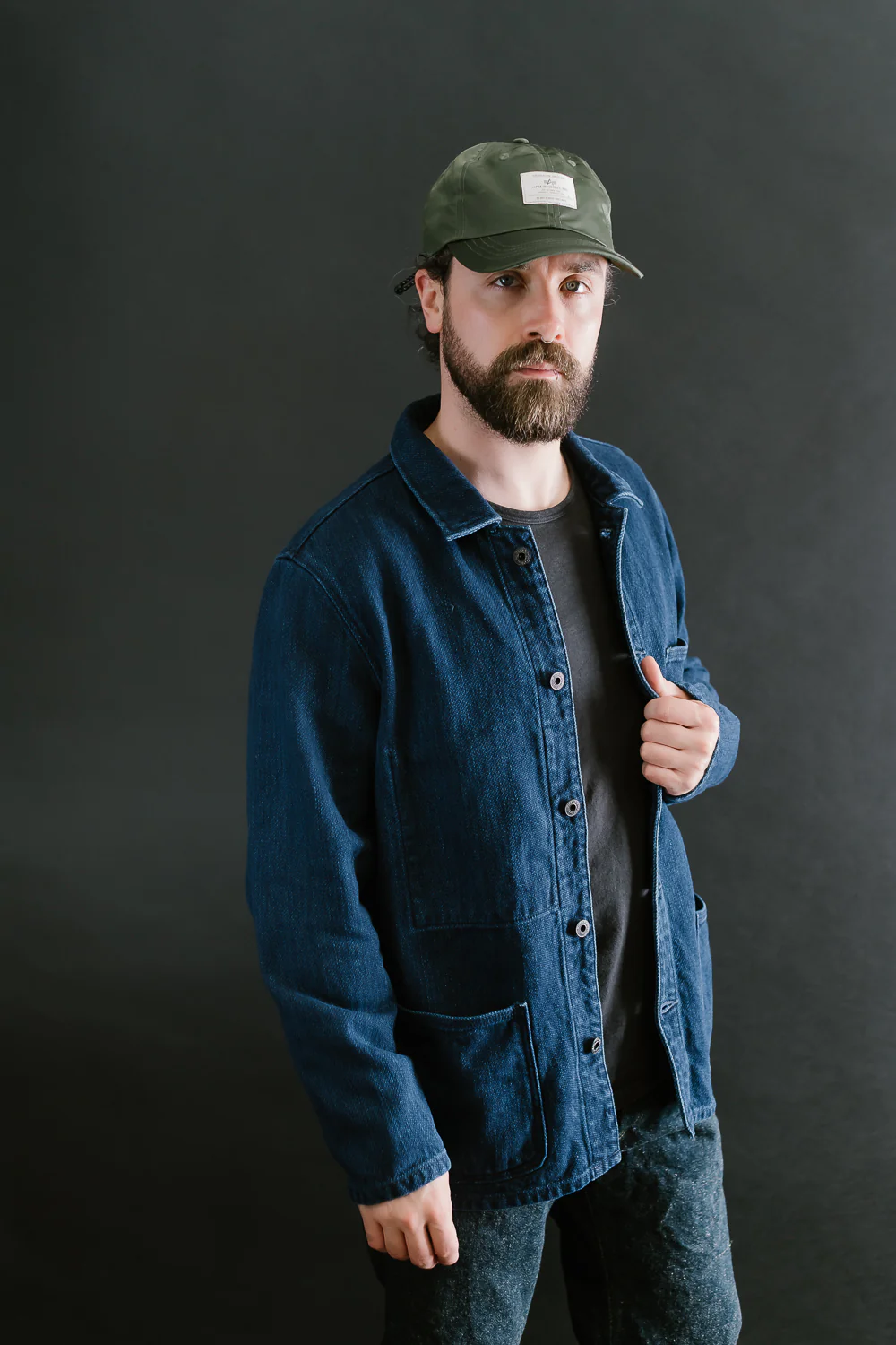 03501-3x3IDT - Twill Bio-Wash Coverall - Indigo - Image 15