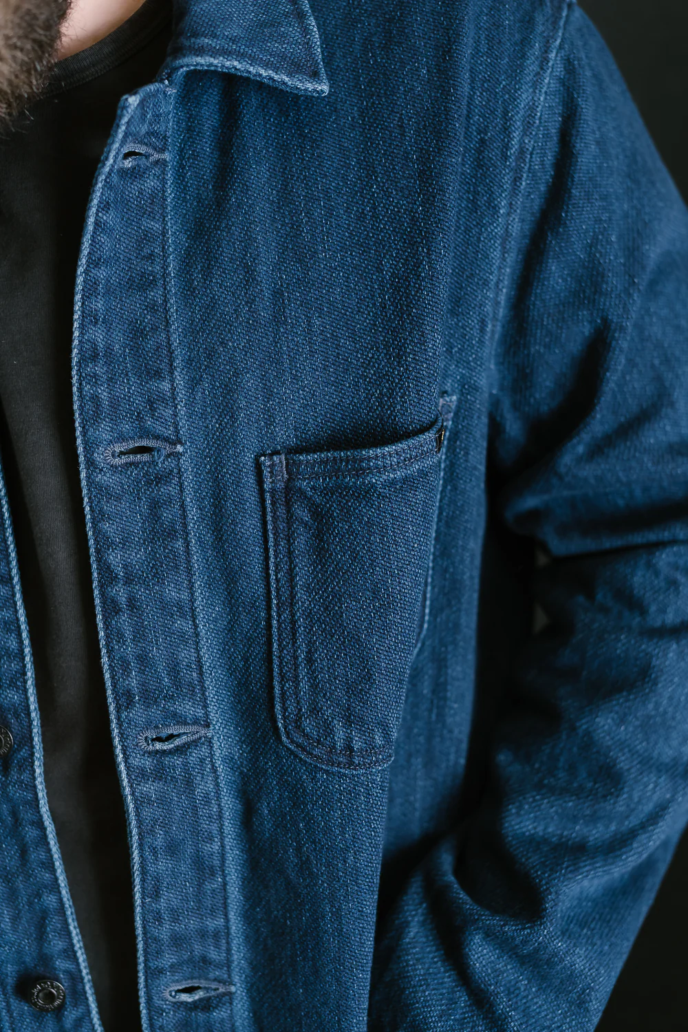 03501-3x3IDT - Twill Bio-Wash Coverall - Indigo - Image 19