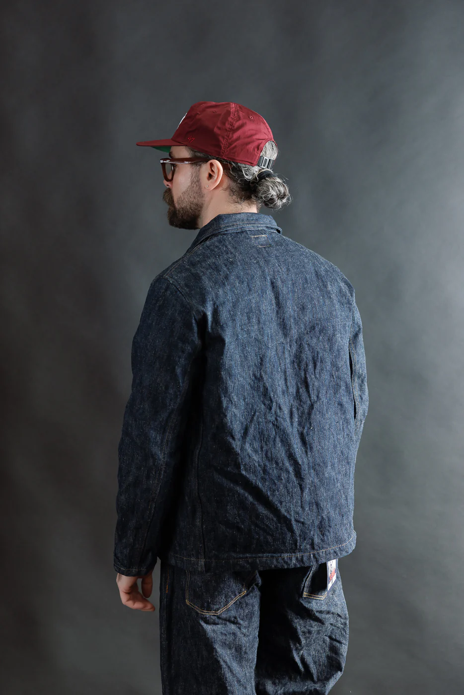 03502-鬼KASE - 16oz "Kase Denim" Selvedge Jacket - Coverall - Image 12