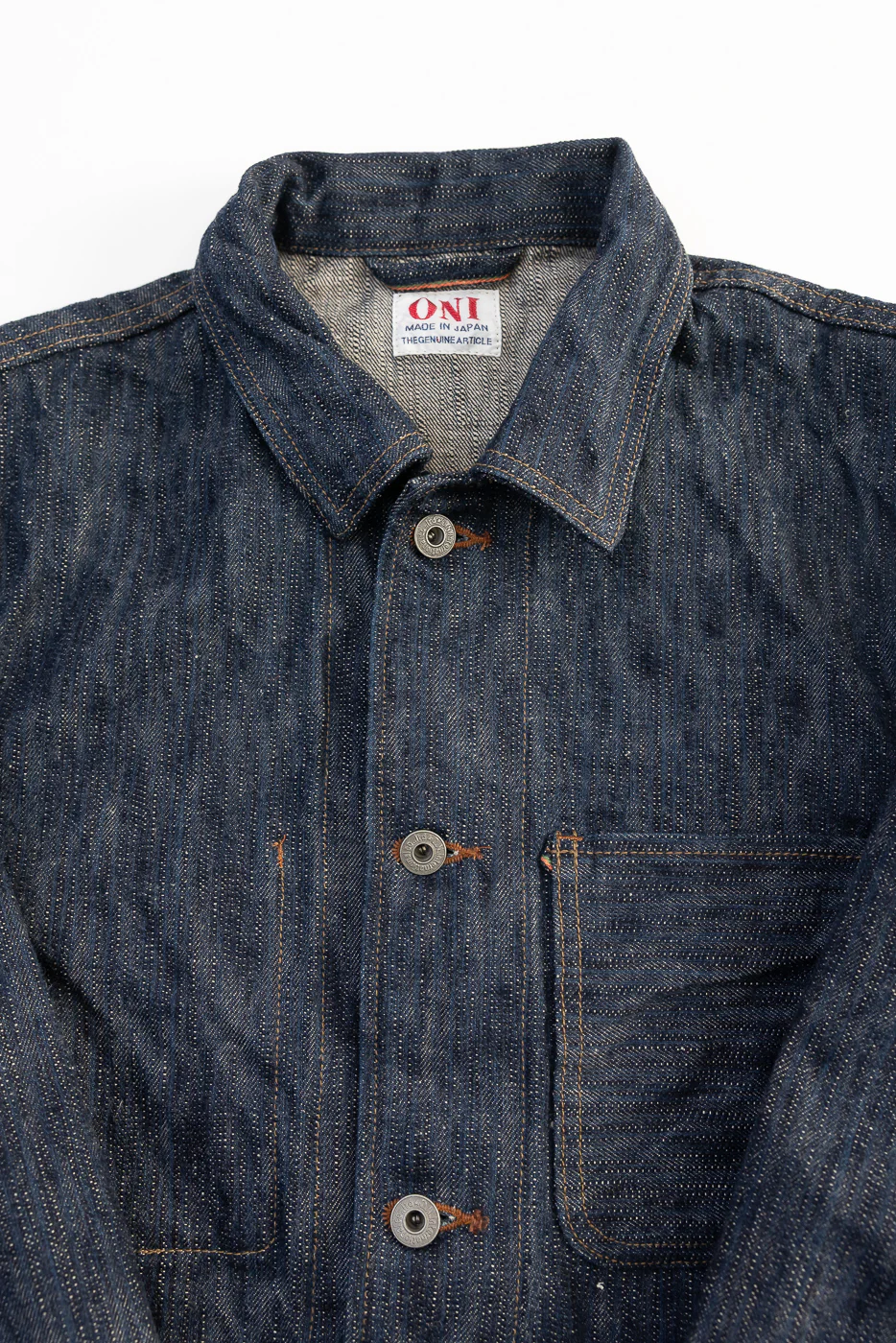 03502-鬼KASE - 16oz "Kase Denim" Selvedge Jacket - Coverall - Image 2
