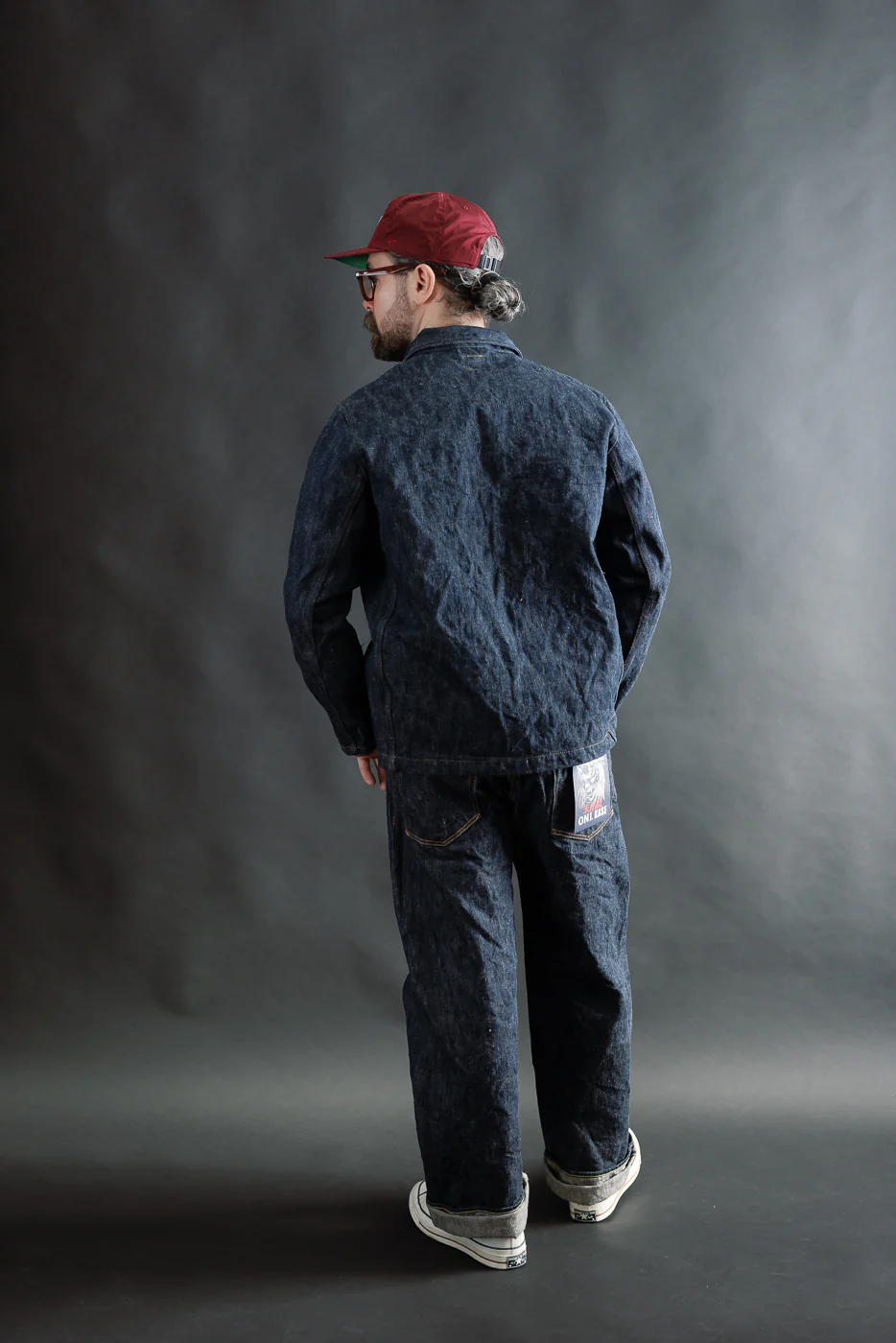 03502-鬼KASE - 16oz "Kase Denim" Selvedge Jacket - Coverall - Image 8