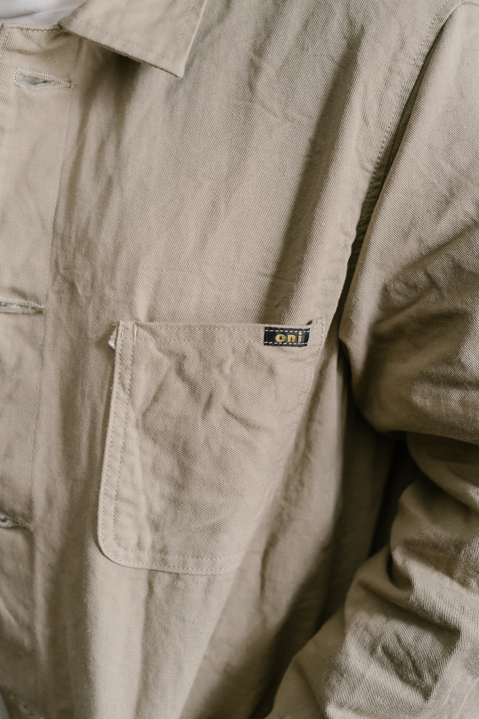 03501-SVC-KHB - 9.5oz Selvedge Chino Coverall - Khaki - Image 16