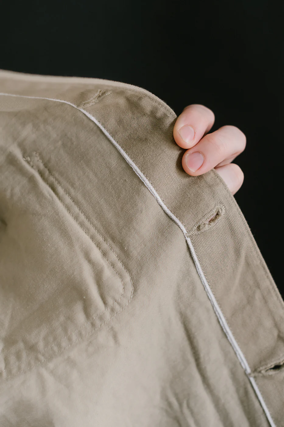 03501-SVC-KHB - 9.5oz Selvedge Chino Coverall - Khaki - Image 21
