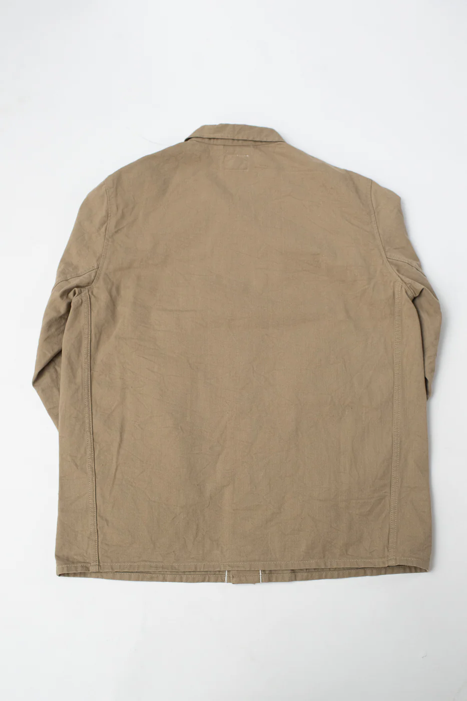 03501-SVC-KHB - 9.5oz Selvedge Chino Coverall - Khaki - Image 6