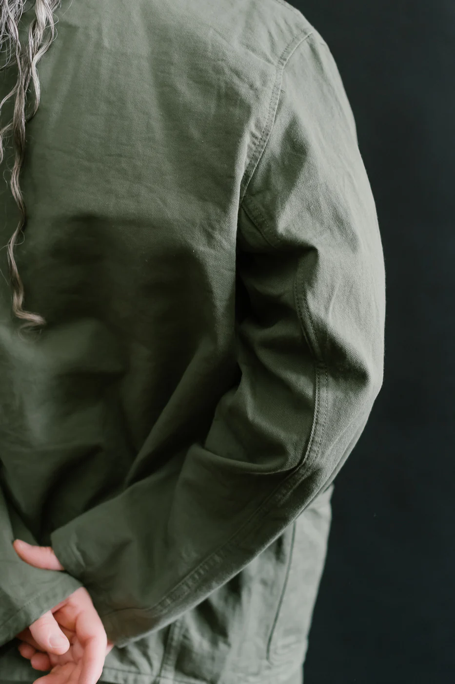 03501-SVC-LOL- 9.5oz Selvedge Chino Coverall - Light Olive - Image 22