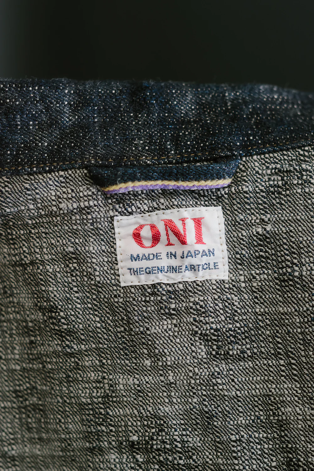 03502-KA - 17oz "Kasuri" Slub Selvedge - Coverall Jacket - Image 18