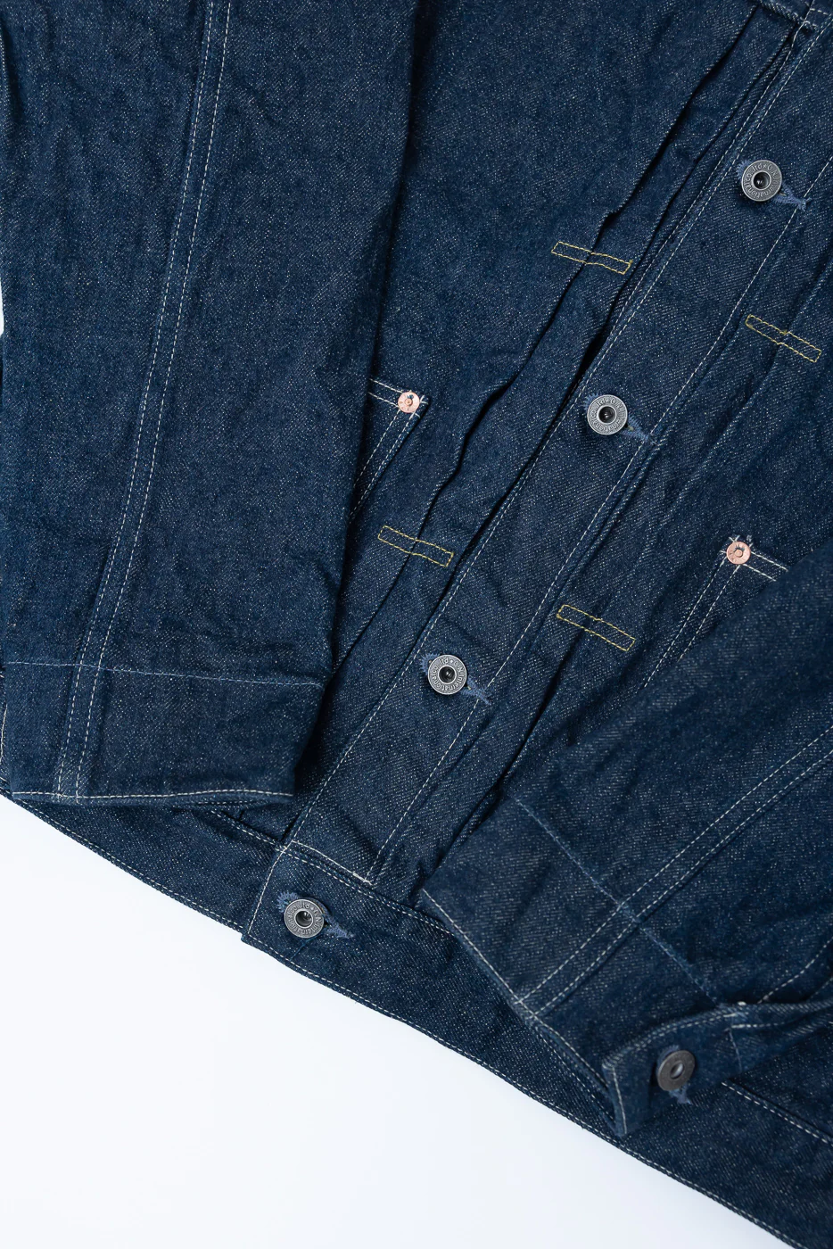 03517-ISHIKAWADAI - 15oz Selvedge Denim Jacket - Old Design - Image 3