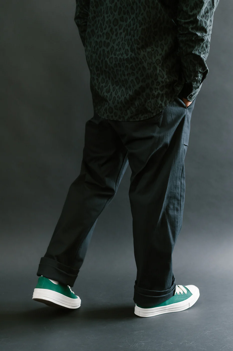 10oz - Herringbone Fatigue Pants - Black - Image 13