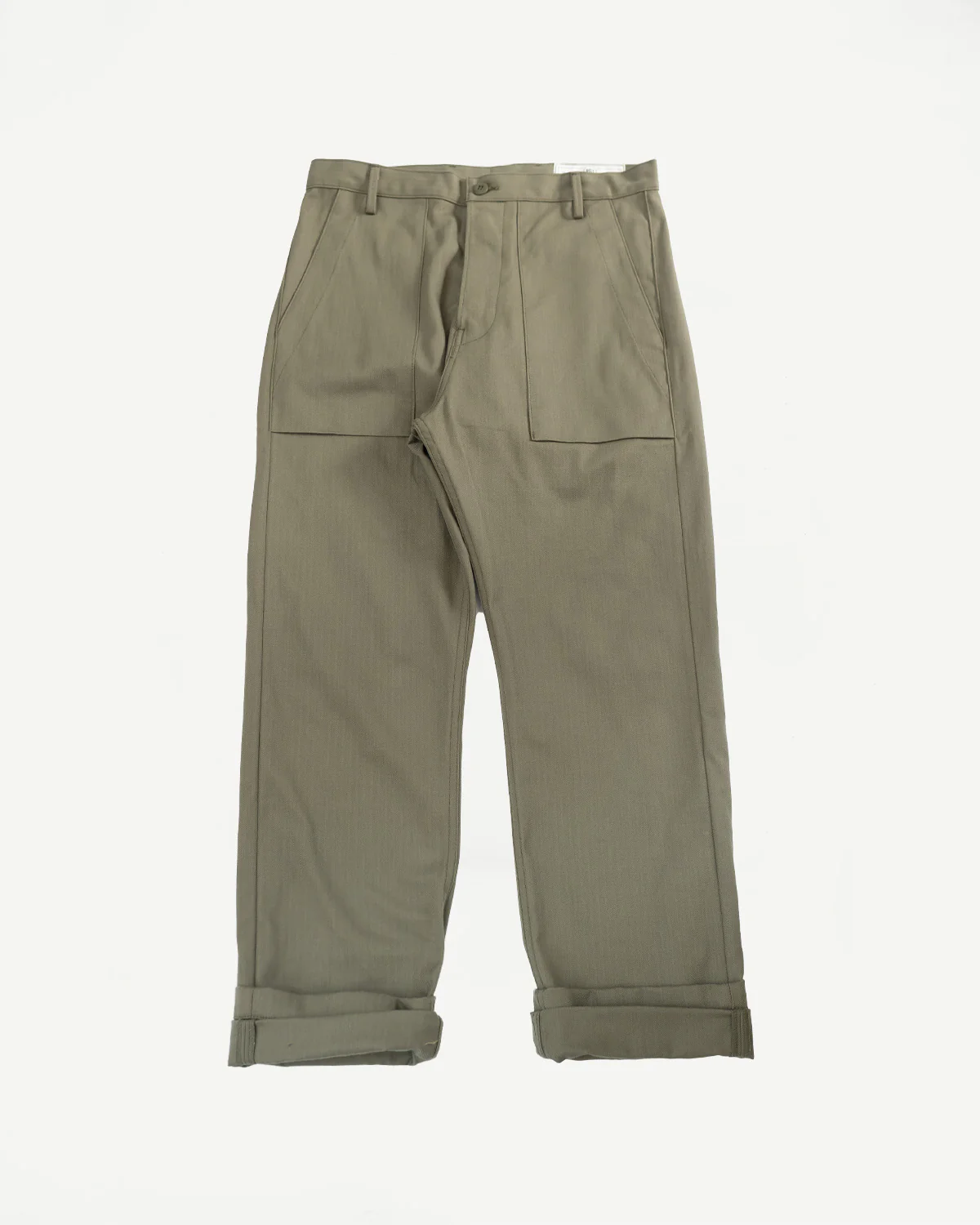 10oz - Herringbone Fatigue Pants - Olive