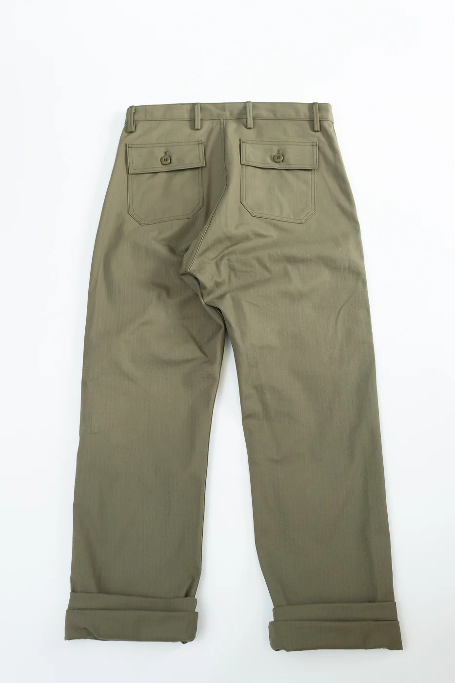 10oz - Herringbone Fatigue Pants - Olive - Image 6