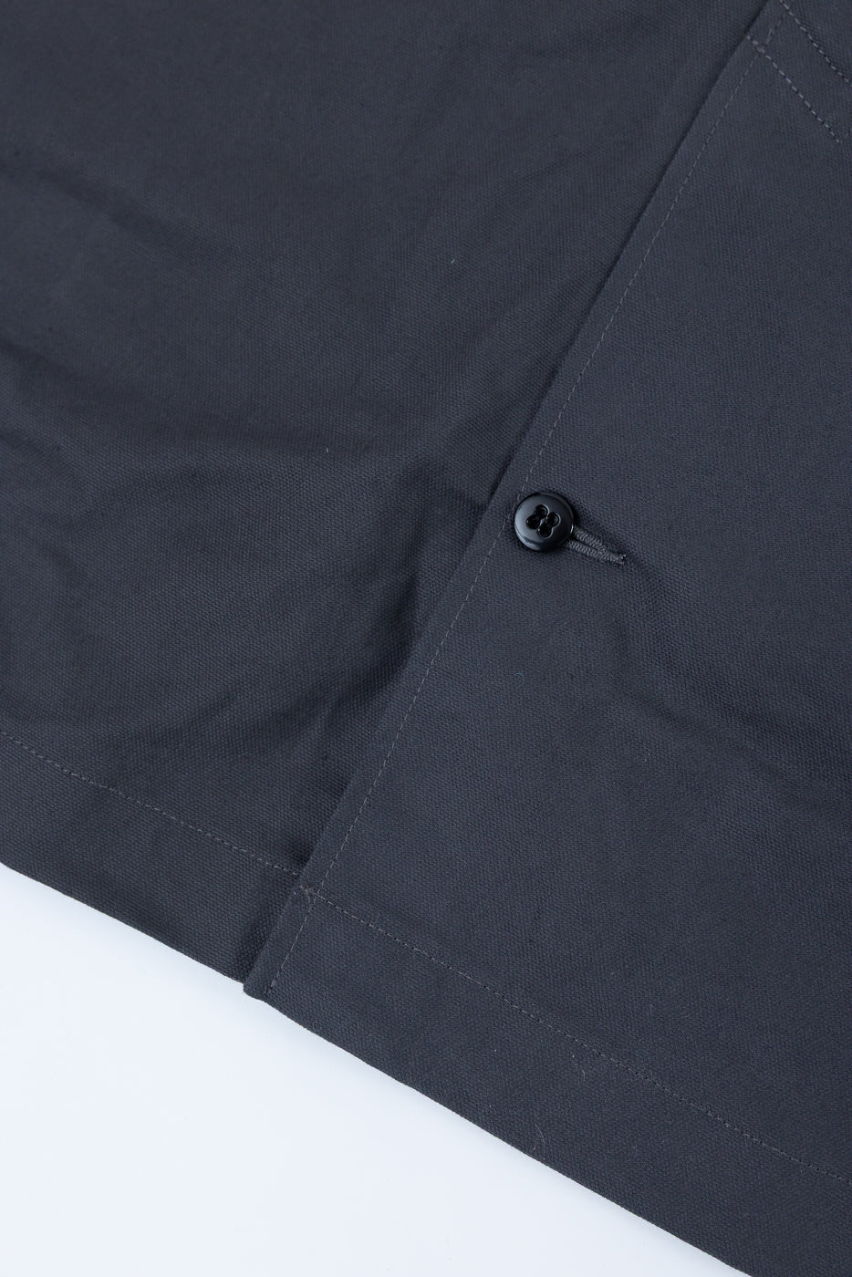10oz - Trench Coat Dry Waxed Canvas - Grey - Image 5