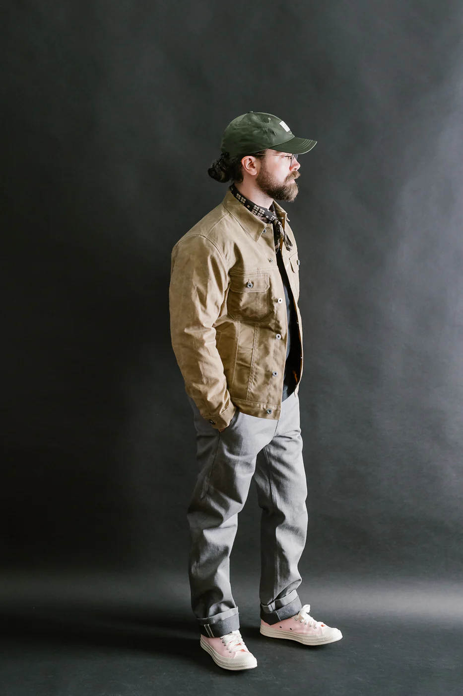 10oz Waxed Lined Cruiser Jacket - Tan - Image 7