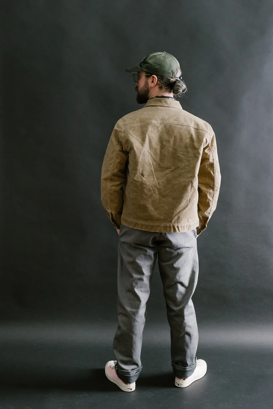 10oz Waxed Lined Cruiser Jacket - Tan - Image 8