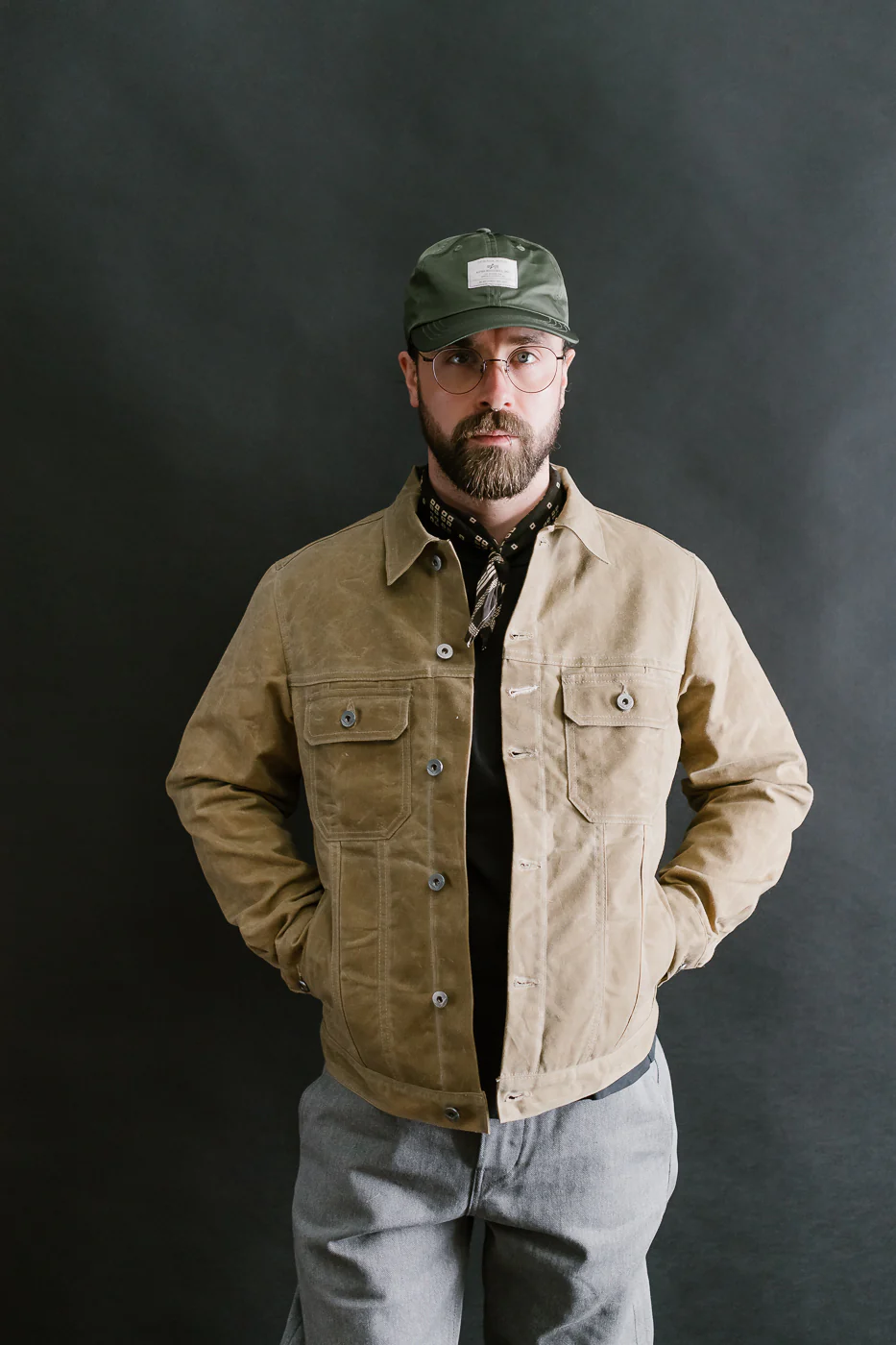 10oz Waxed Lined Cruiser Jacket - Tan - Image 9