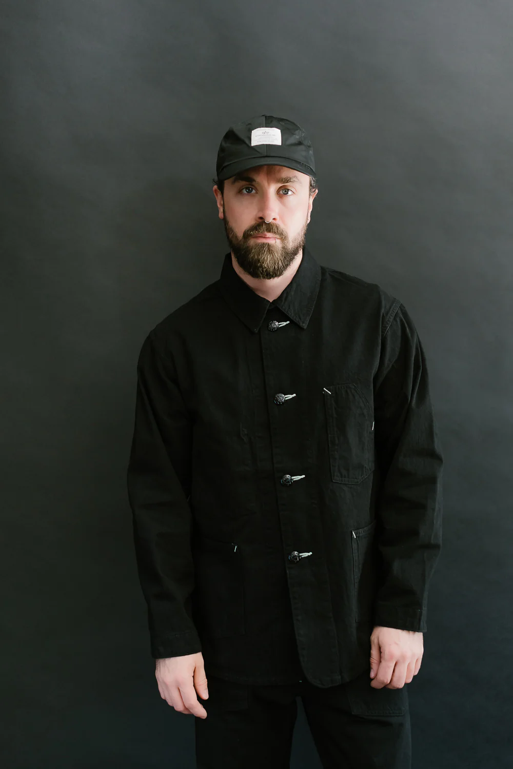 1101-FTC - No. 1 Jacket Flat Twill - Black - Image 10