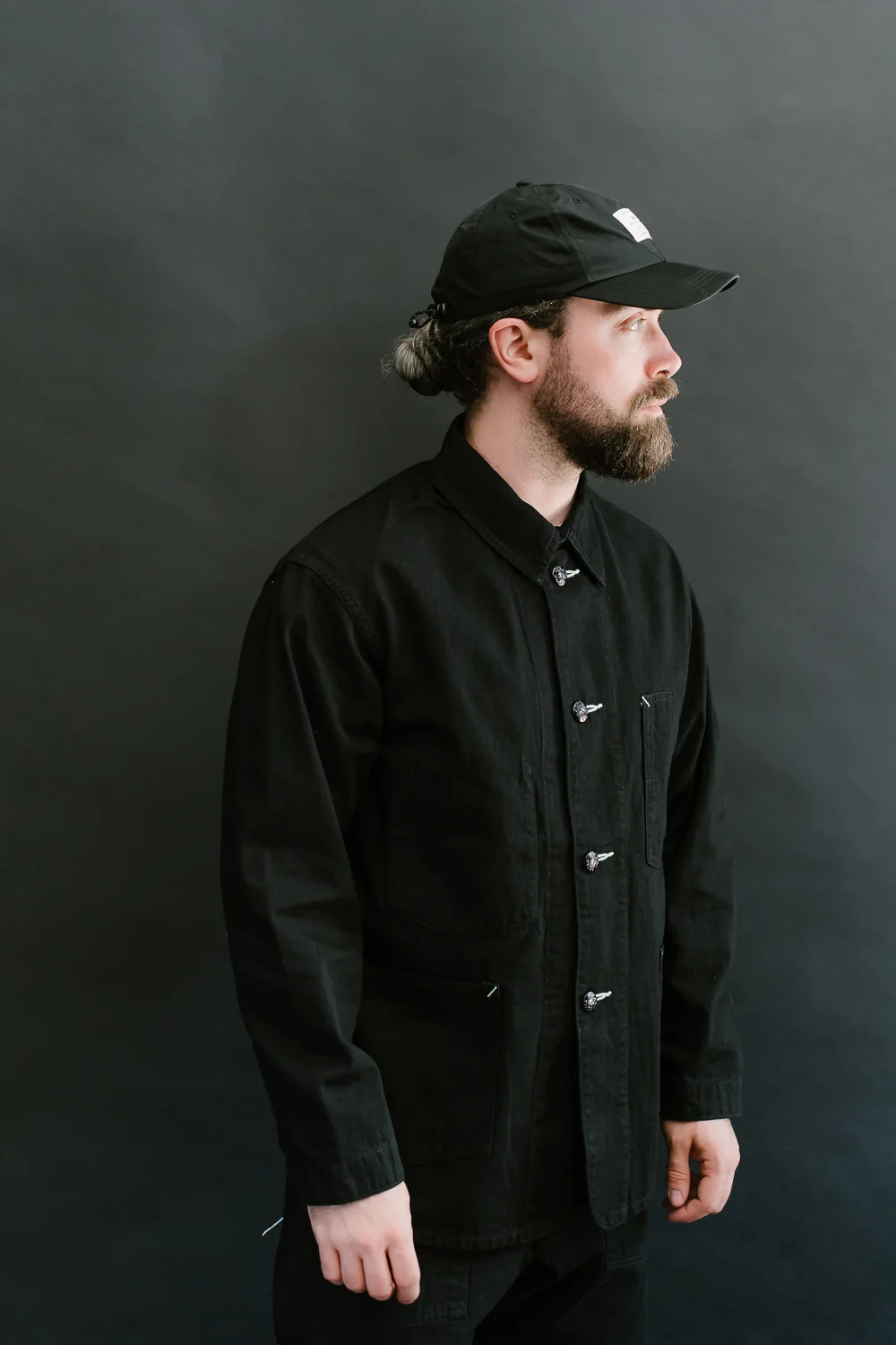 1101-FTC - No. 1 Jacket Flat Twill - Black - Image 11