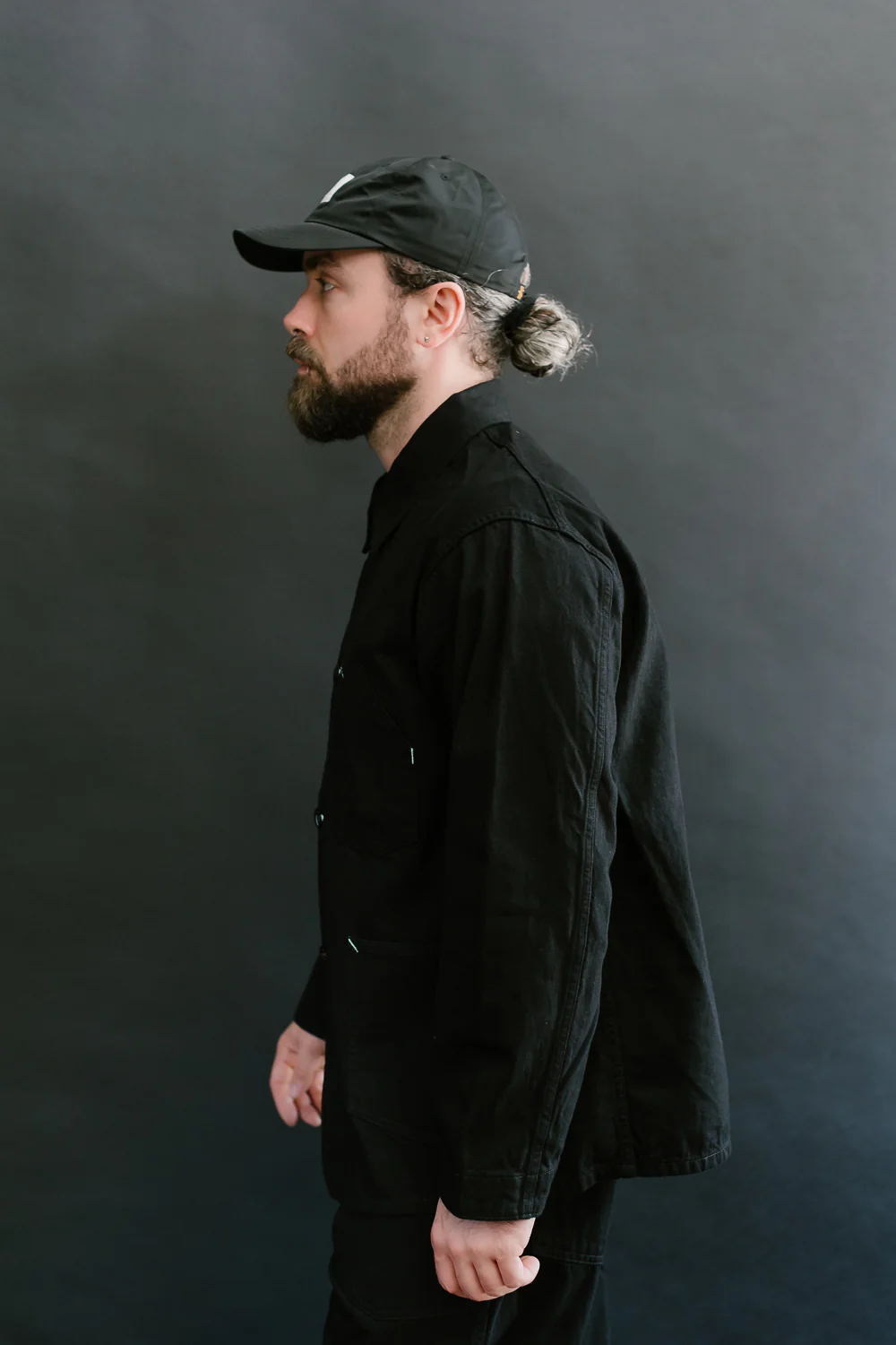 1101-FTC - No. 1 Jacket Flat Twill - Black - Image 14