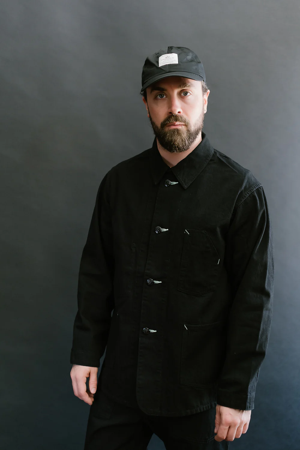 1101-FTC - No. 1 Jacket Flat Twill - Black - Image 15
