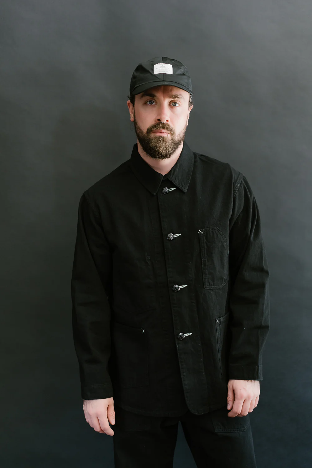 1101-FTC - No. 1 Jacket Flat Twill - Black - Image 16