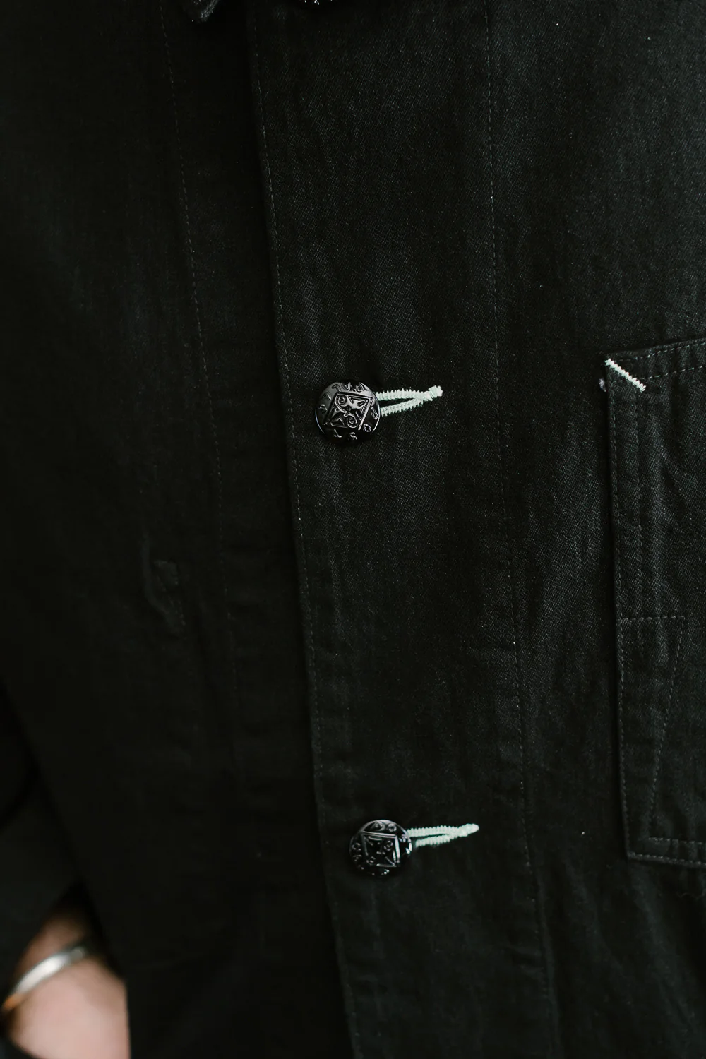 1101-FTC - No. 1 Jacket Flat Twill - Black - Image 17