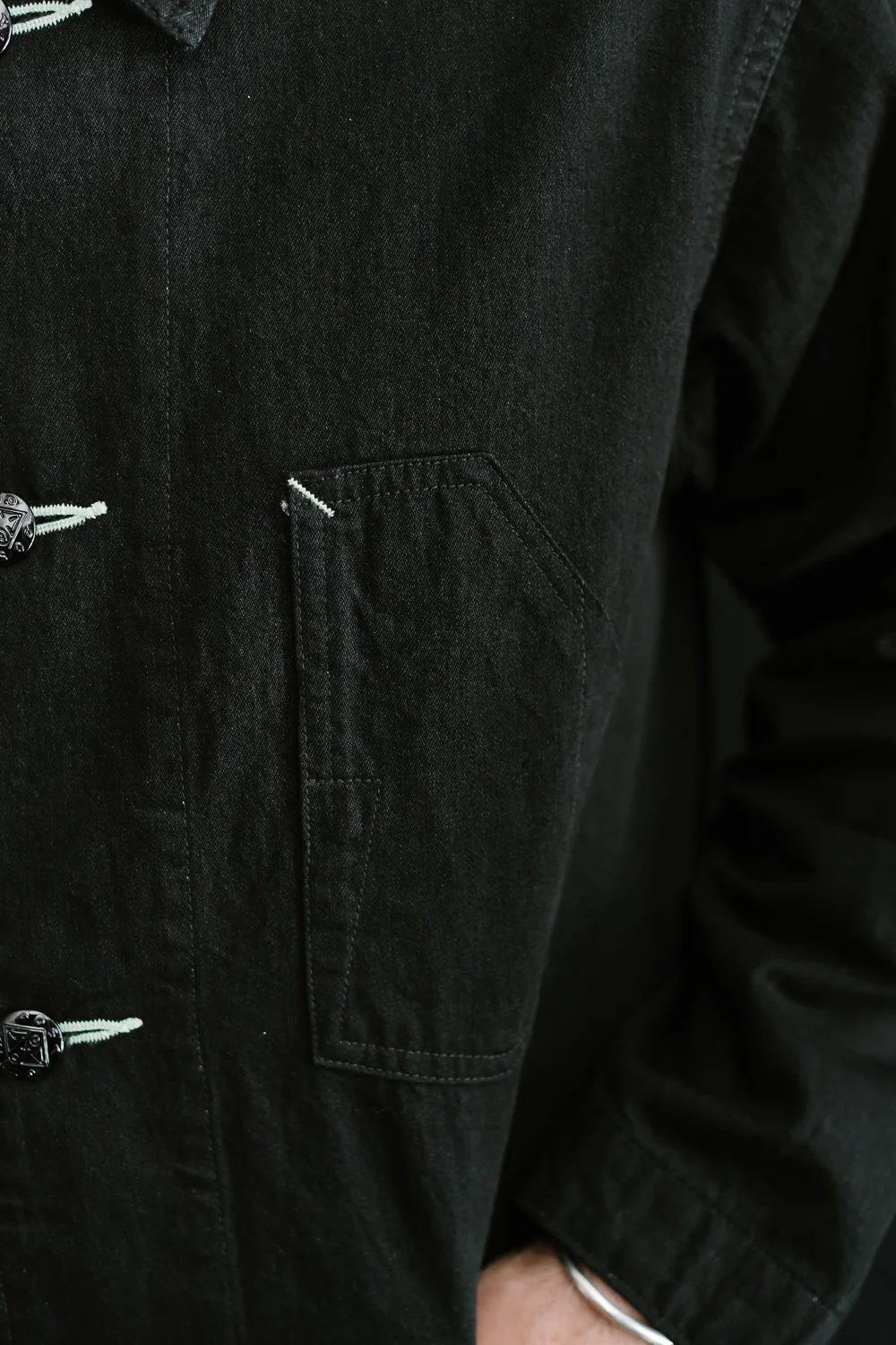 1101-FTC - No. 1 Jacket Flat Twill - Black - Image 18