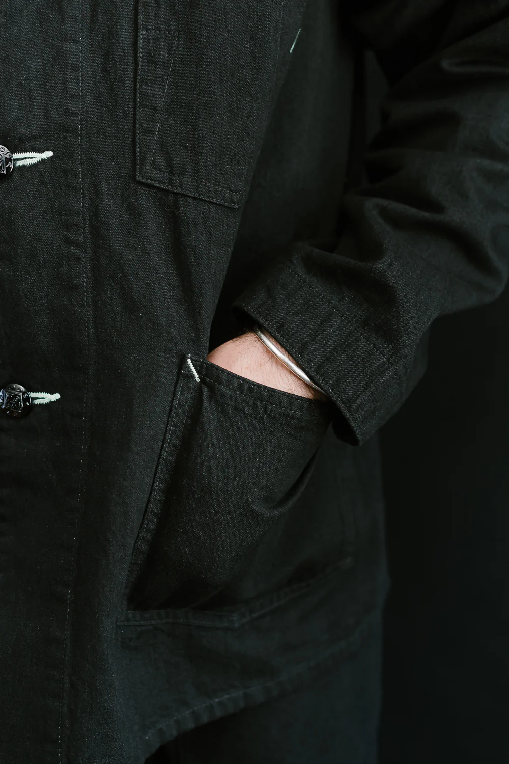 1101-FTC - No. 1 Jacket Flat Twill - Black - Image 20