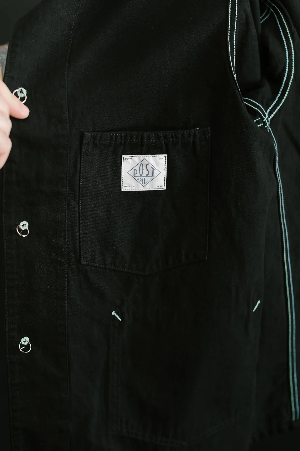 1101-FTC - No. 1 Jacket Flat Twill - Black - Image 25