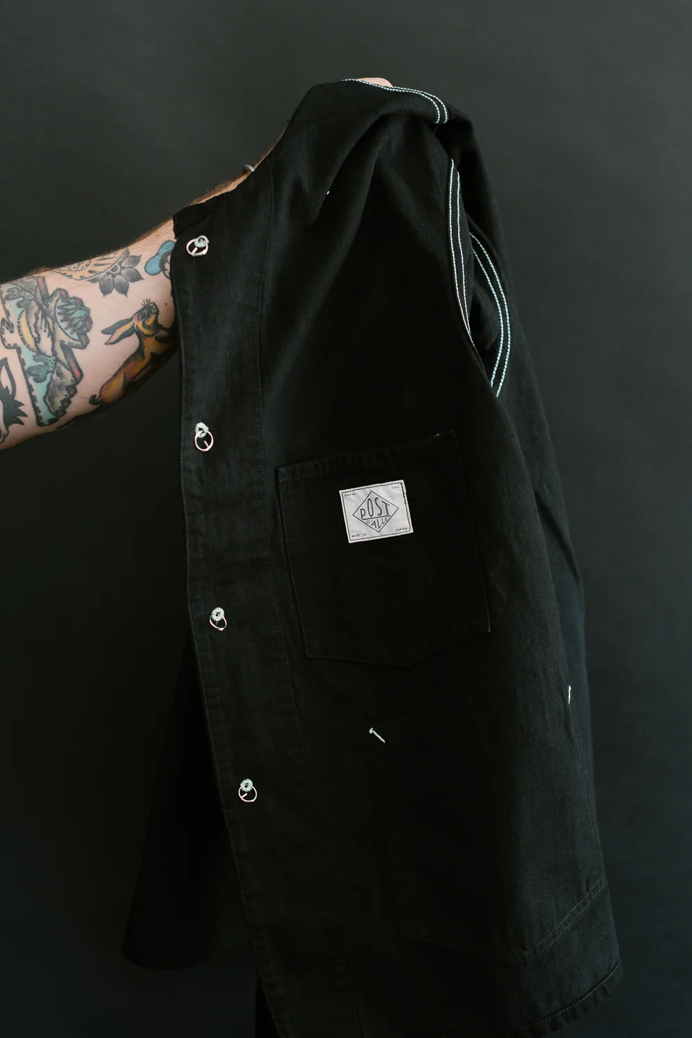 1101-FTC - No. 1 Jacket Flat Twill - Black - Image 26