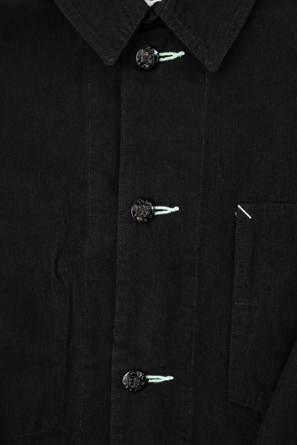 1101-FTC - No. 1 Jacket Flat Twill - Black - Image 3