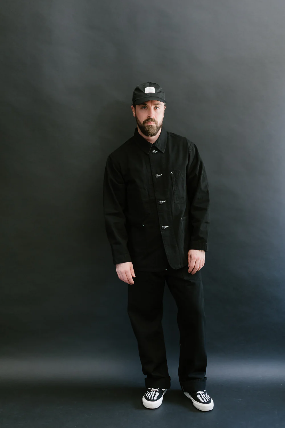 1101-FTC - No. 1 Jacket Flat Twill - Black - Image 7