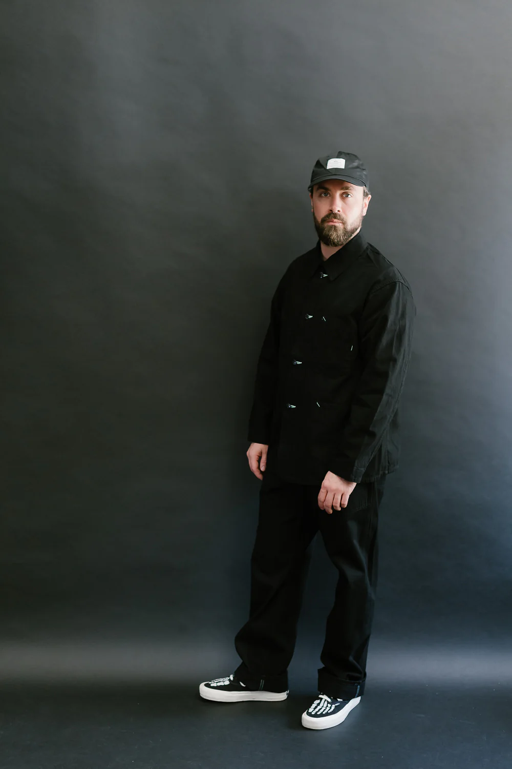 1101-FTC - No. 1 Jacket Flat Twill - Black - Image 8