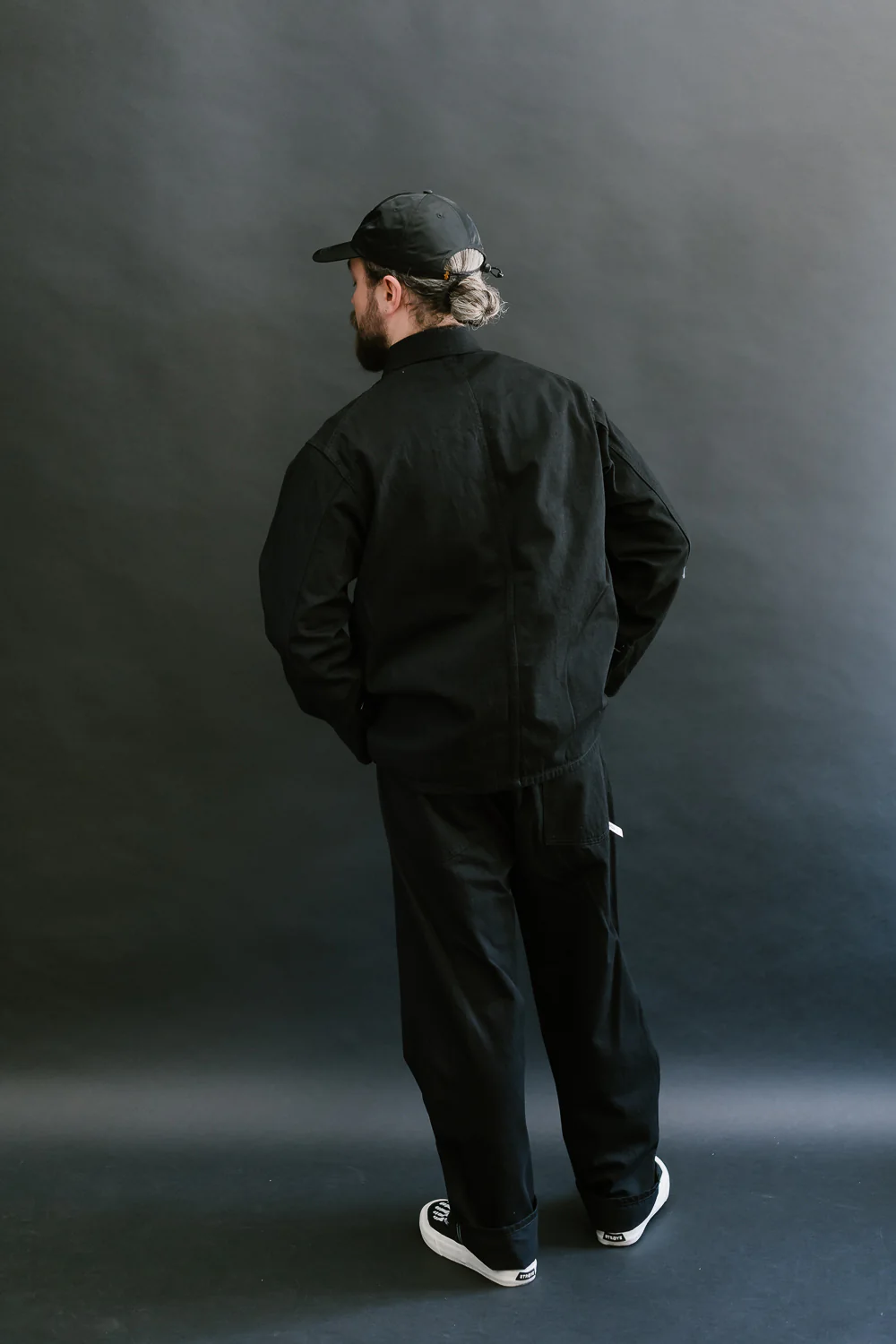 1101-FTC - No. 1 Jacket Flat Twill - Black - Image 9
