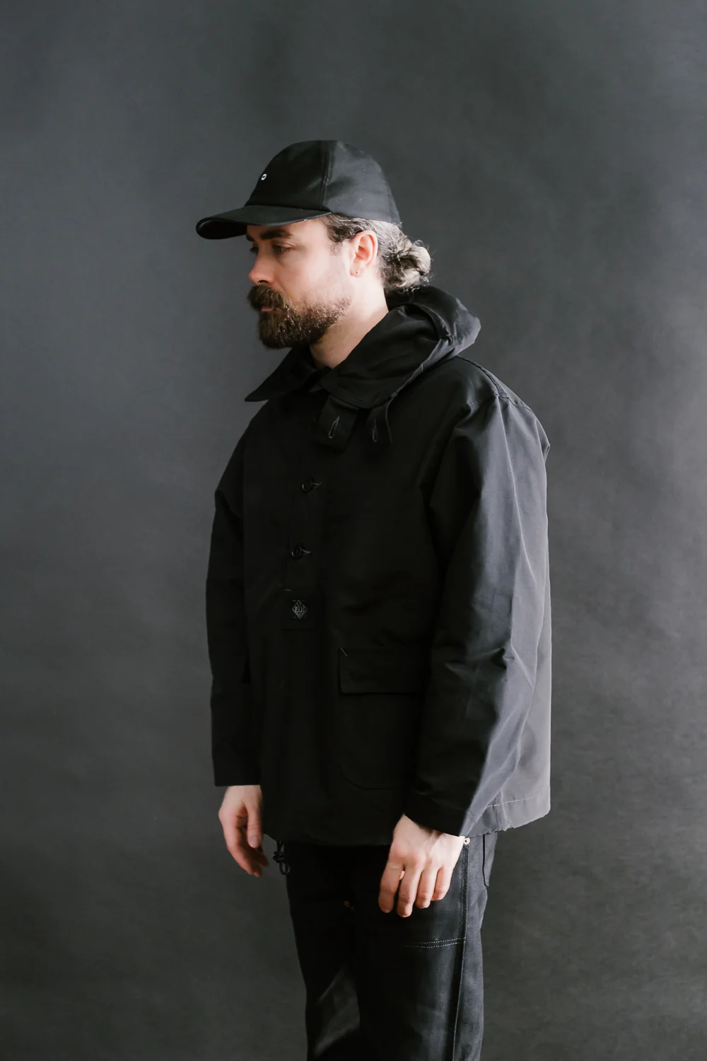 1105-SFB - NAVY Parka 60/40 - Black - Image 11