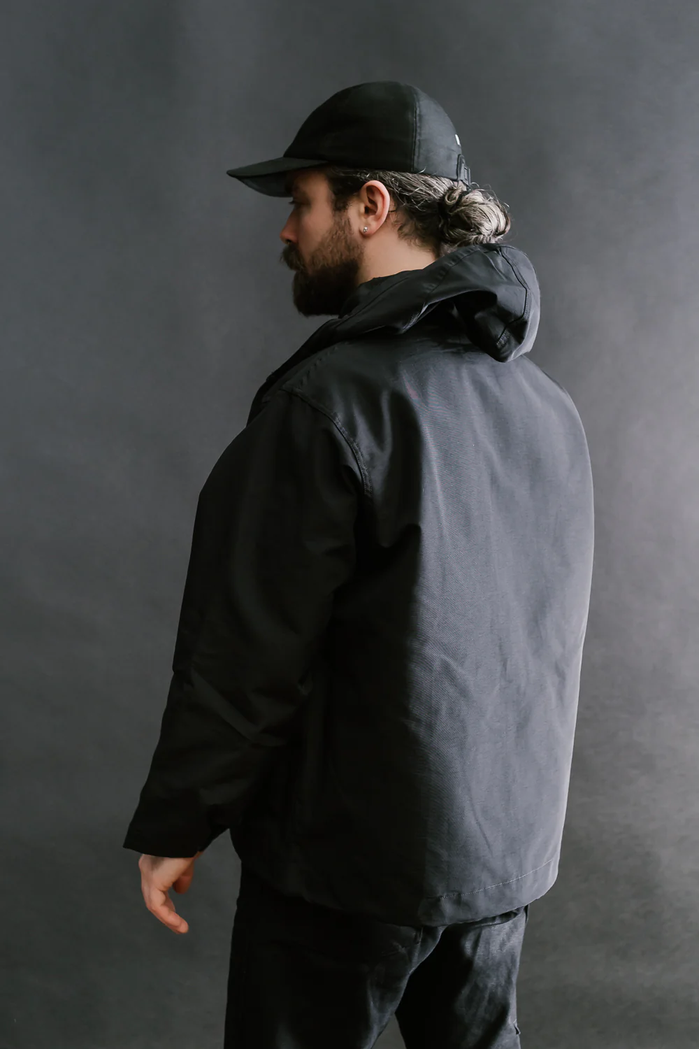 1105-SFB - NAVY Parka 60/40 - Black - Image 12