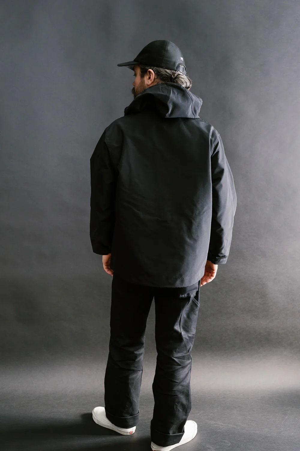 1105-SFB - NAVY Parka 60/40 - Black - Image 9
